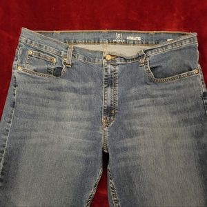 Men's Athletic Fit Jeans, Size 40 × 32